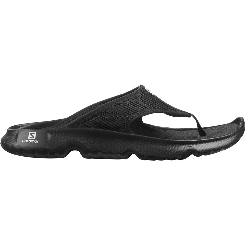 Salomon Singapore Mens Sandals - REELAX BREAK 5.0 Black | 36805-HDIJ